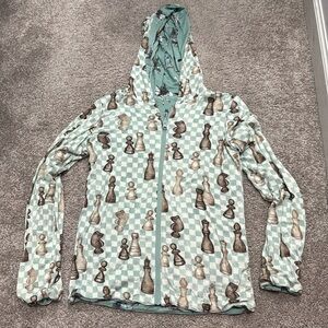 Posh Peanut Chess / Wallace Reversible Jacket